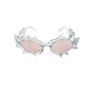 Clear burst frame sunglasses